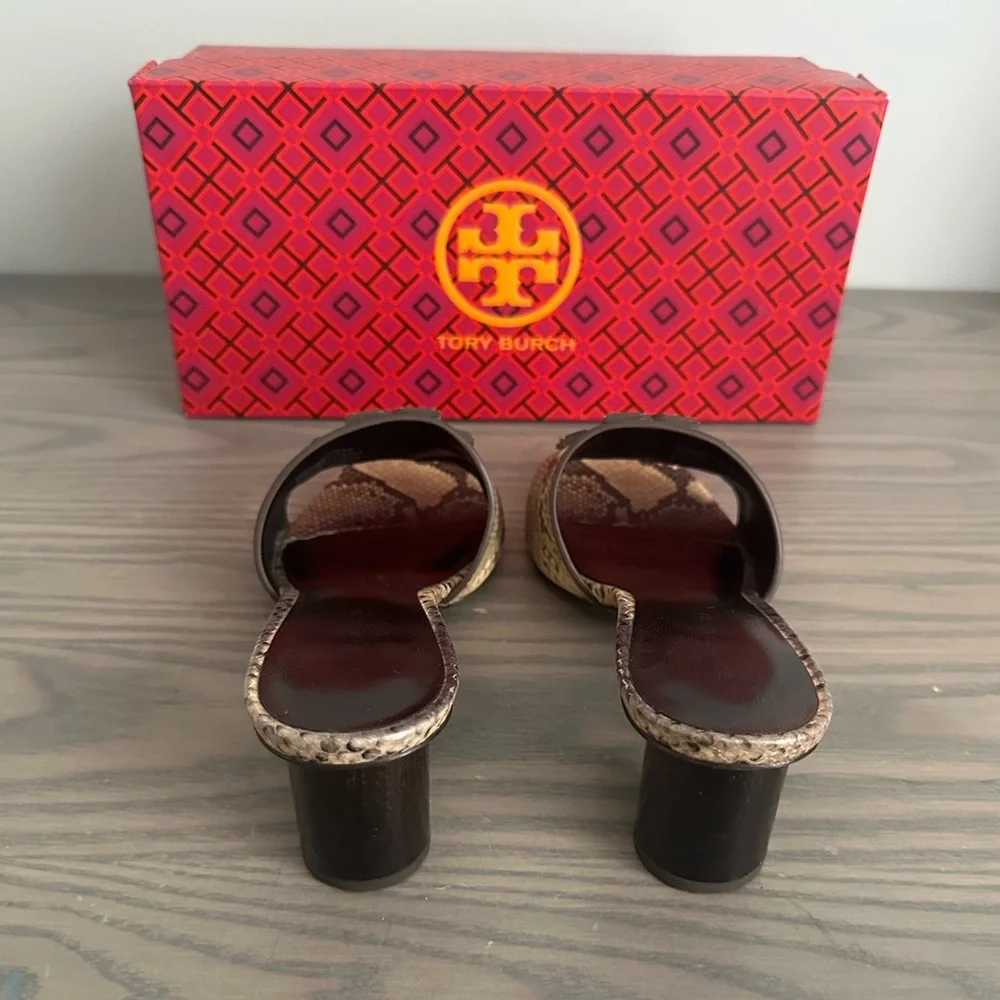 TORY BURCH INES MULE IN DESERT DUSK ROCCIA
